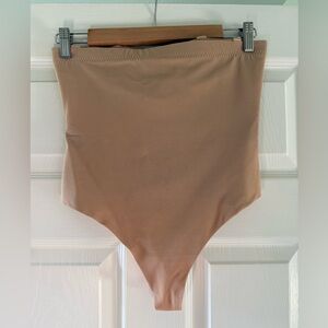 Honeylove High-Waist Shaping Thong in Beige